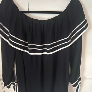 Forever 21 Contemporary Flounce Top, NWT, size S